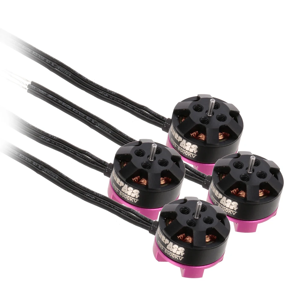 4 шт. 1104 7000KV 1103 8000KV 2S бесщеточный двигатель для гоночного дрона 80 90 100 Mini Drone Micro FPV RC