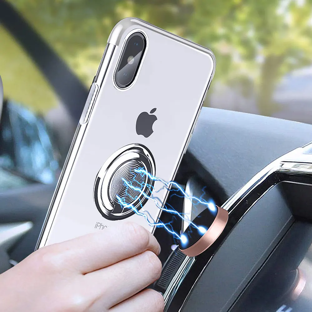 Чехол Ascromy для телефона iPhone XS Max роскошный брендовый силиконовый прозрачный чехол