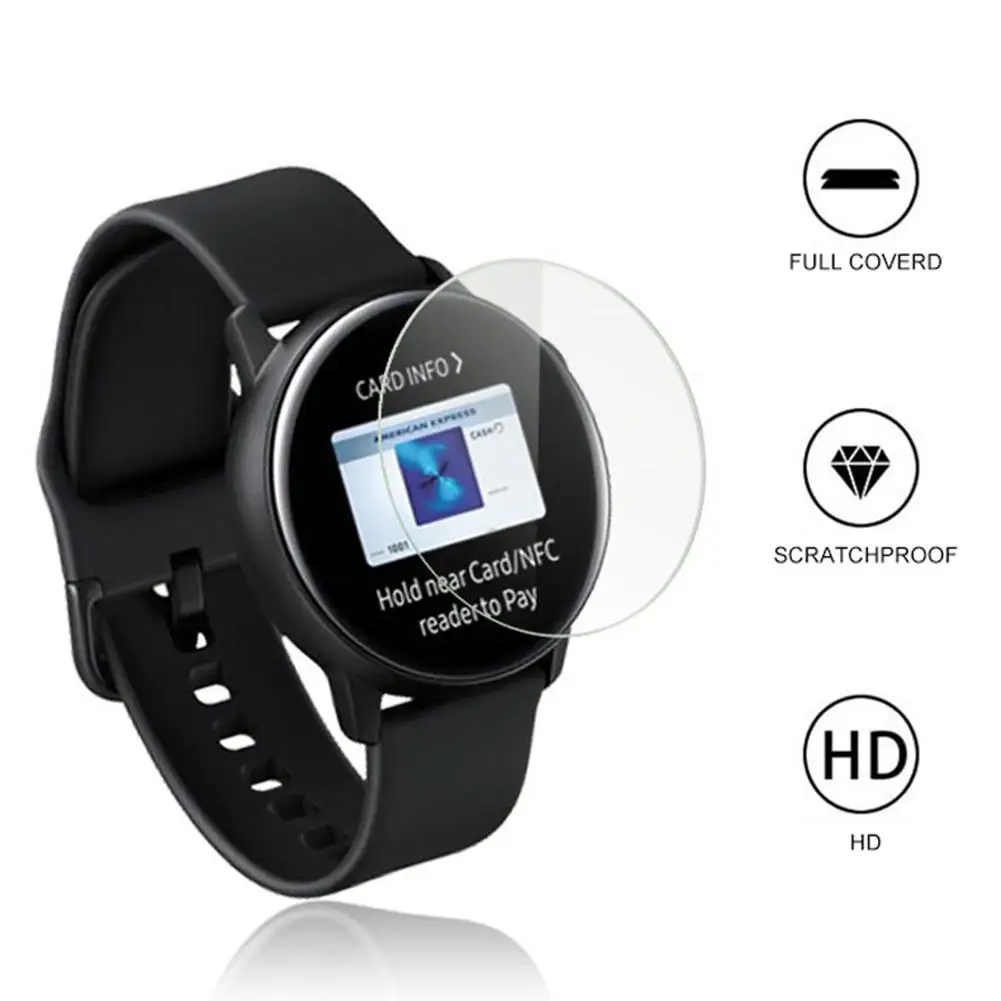 Закаленное стекло для Samsung Galaxy Watch Active экран 0 26 мм 1 шт. 3 шт.|Смарт-аксессуары| |