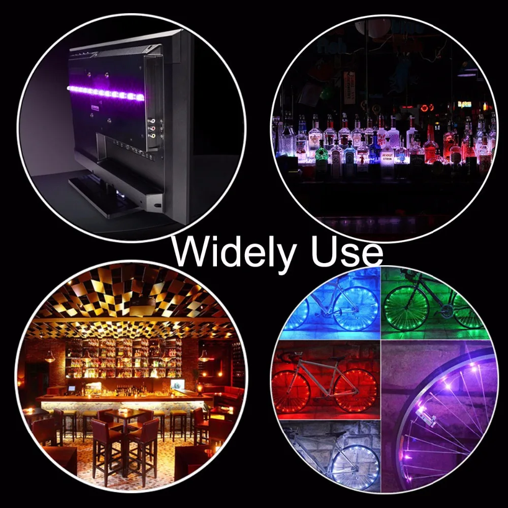 USB Светодиодная лента RGB 5 в ПК мониторы и ТВ ПОДСВЕТКА 5050 + пульт дистанционного