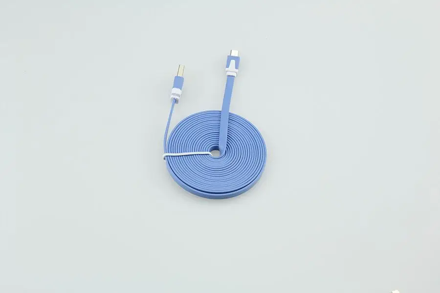 Плоский Цветной USB кабель для зарядки и передачи данных iPhone 7 8 6 ipod touch 5th mini ios Micro 5pin