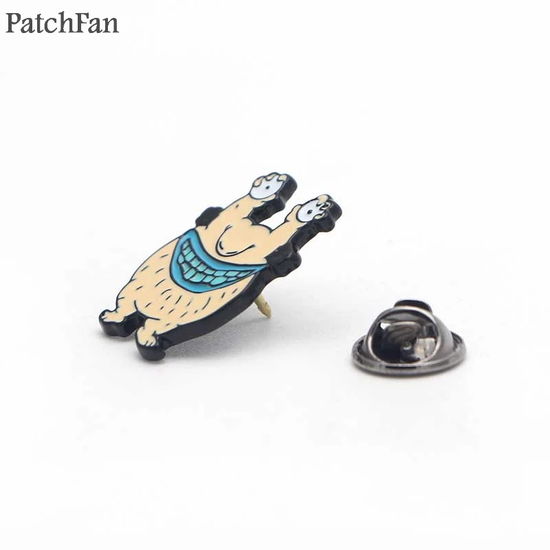 Patchfan ааааа! Настоящими монстрами! Zimbo Krumm втулка галстук булавки броши для рюкзака, одежды для мужчин и женщин Декоративные значки медаль A1327