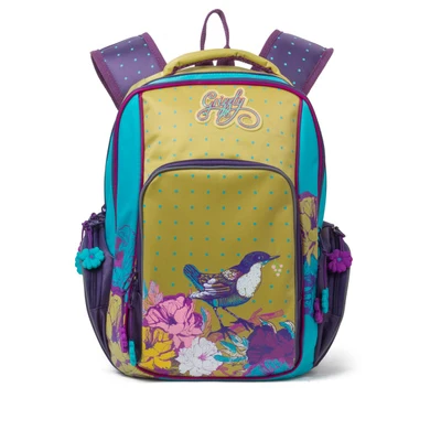 Россия Стиль Девушки Школьные Сумки Мультфильм Птиц Шаблон Водонепроницаемый