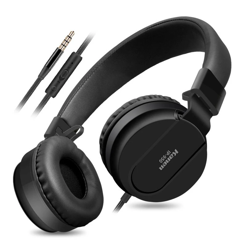 Wired Headphones With MIC Over Ear Headset Stereo Bass Earphone HiFi Sound Headphone Music Auriculare For phone | Электроника