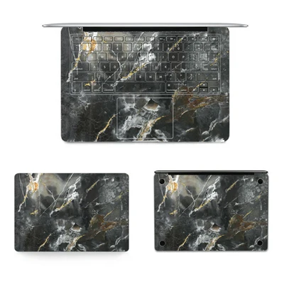Черная мраморная серия наклейка для ноутбука s для Macbook Air Pro retina 11 13 15 наклейка для ноутбука для Macbook new pro 13 15 крышка - Цвет: Option 12