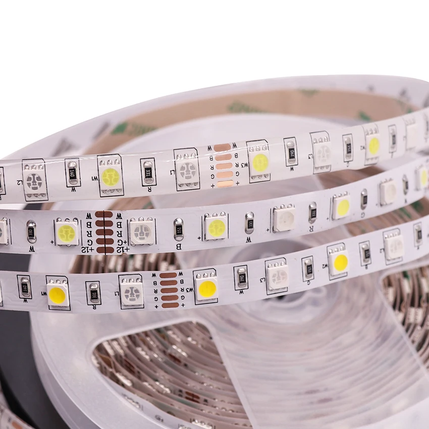5050 Светодиодная лента RGBW DC12V светодиодный гибкий светильник RGB + белый/теплый