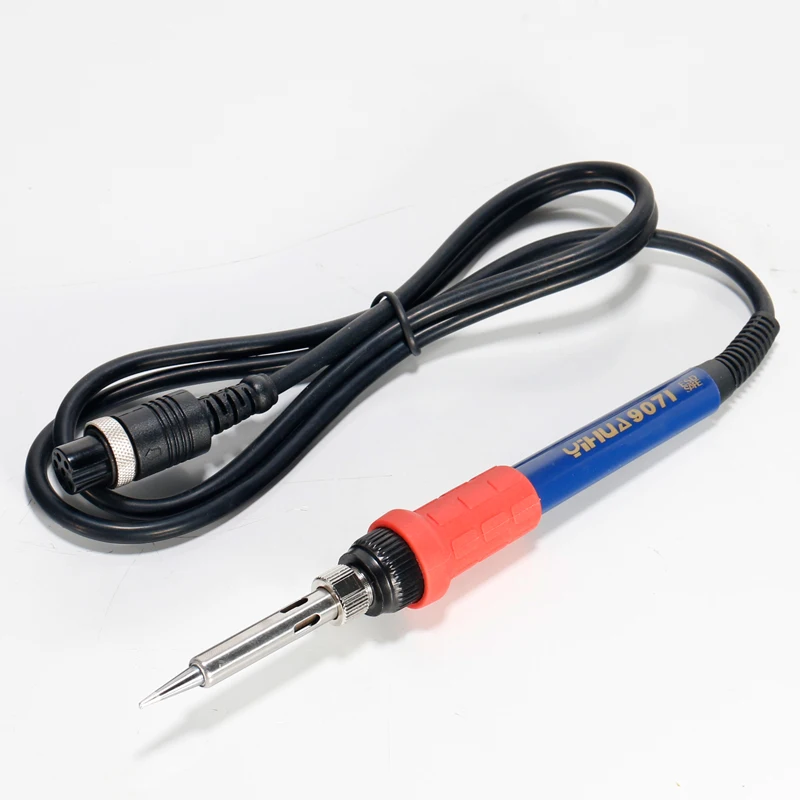 

Паяльник YIHUA 907I, ручка 75 Вт для нагревателя Hakko yihua, инструменты для ремонта с синей ручкой