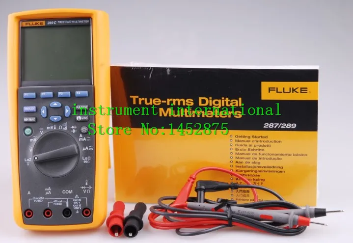 Fluke 289C True rms промышленный мультиметр для регистрации с новым трендом F289C|Детали и