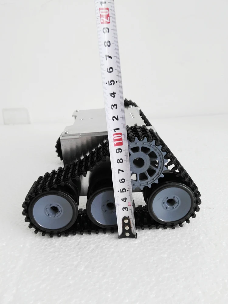Новый ROT-4 металлический робот танк шасси платформа DIY kit cawler для arduino | Игрушки и