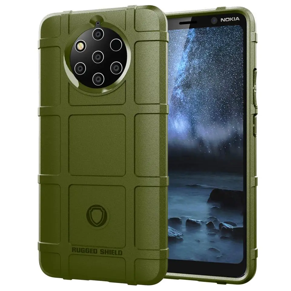 Для Nokia 4 2/1 Plus /9 PureView чехол Модный противоударный мягкий Силиконовый ТПУ защитный