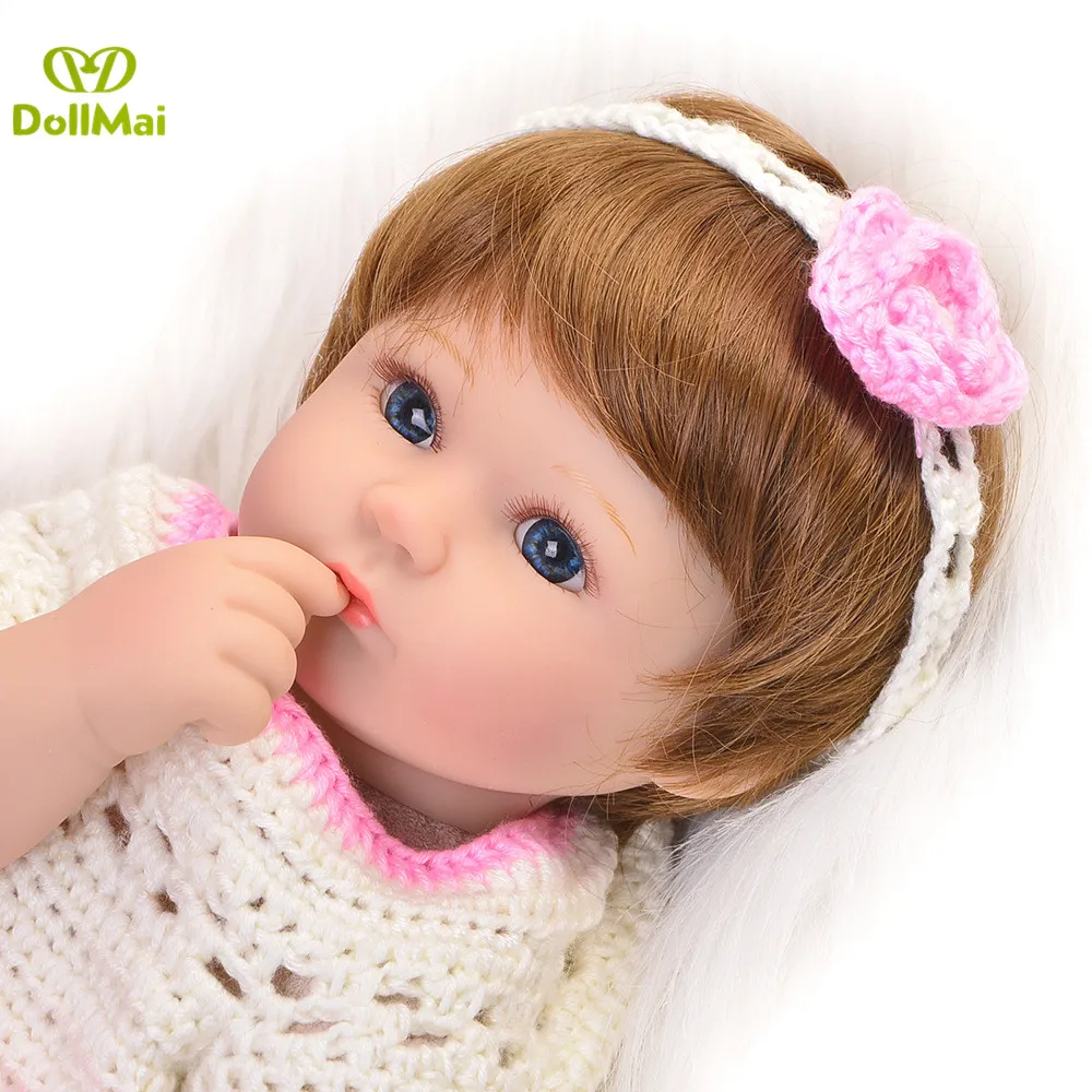 Кукла новорожденная силиконовая 43 см виниловая|Куклы| |