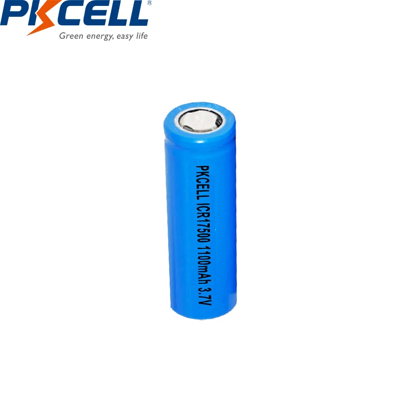 Литиевая батарея PKCELL ICR17500 1100 мАч 3 7 В 1 шт. | Электроника