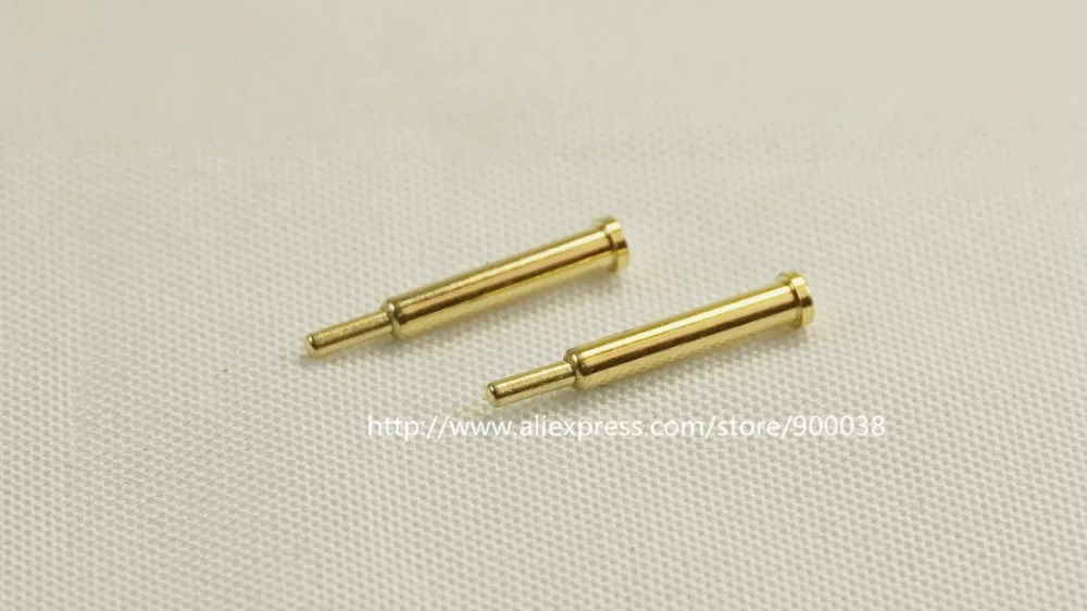 

100pcs Spring Loaded Pogo Pin Connector Diameter 2.0 mm x 12.0 mm height SMT / SMD PCB Single Pin 1u 50g force Vertical