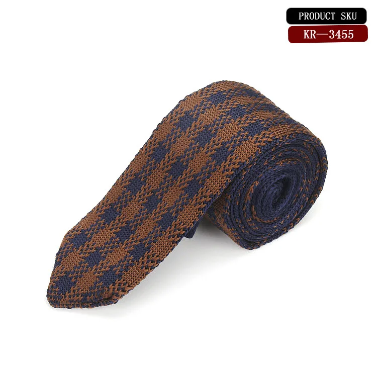 Мужской облегающий галстук в синий горошек винно красный вязаный одежда для