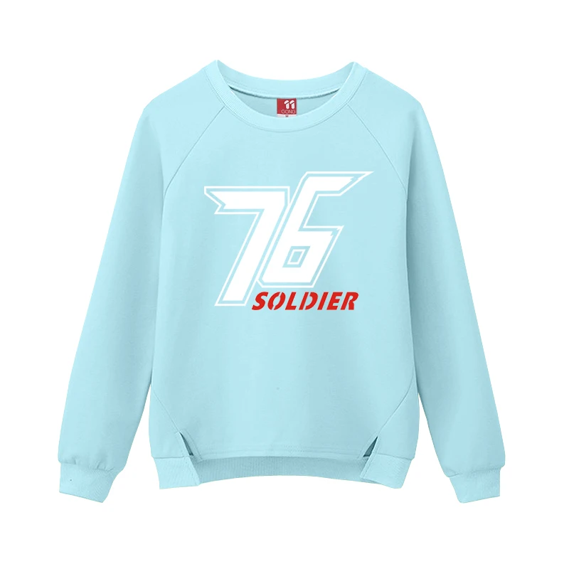 Аниме! Костюм для косплея OW DVA Mei SOLDIER:76 с милым Кроликом свитер круглым воротником