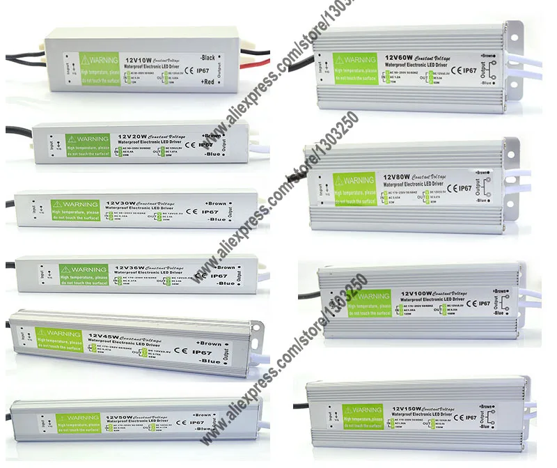 AC DC 12V 2.5A освещение Трансформатор источник питания 30W Светодиодный драйвер