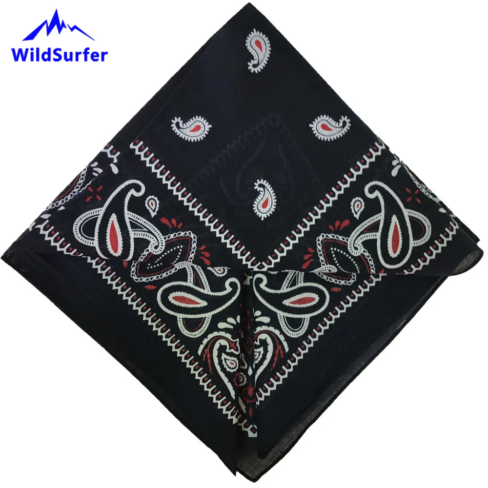 WildSurfer головные уборы банданы кешью хлопковые женские шарфы повязка на голову