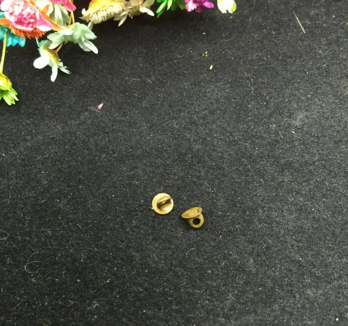 100 шт./лот 4 мм медный жемчуг подвеска Соединитель Круглый шарик