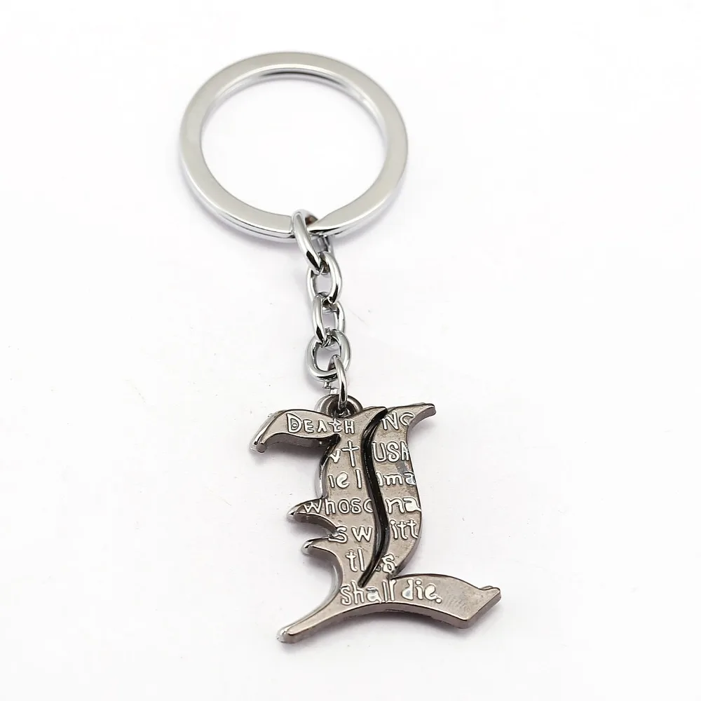 

Death Note Keychain Cross Key Chain Anime Key Holder Pendant Chaveiro Jewelry
