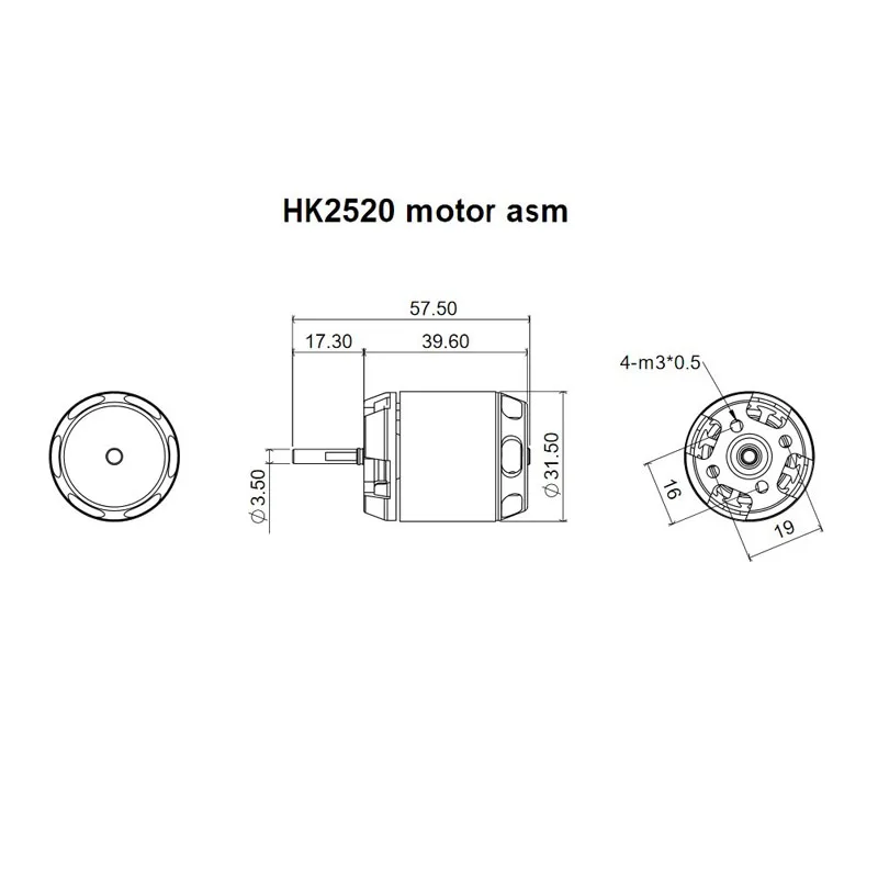 Скорпион HK-2520-1880kv (Ось 3 5 мм) бесщеточный двигатель HELI | Игрушки и хобби