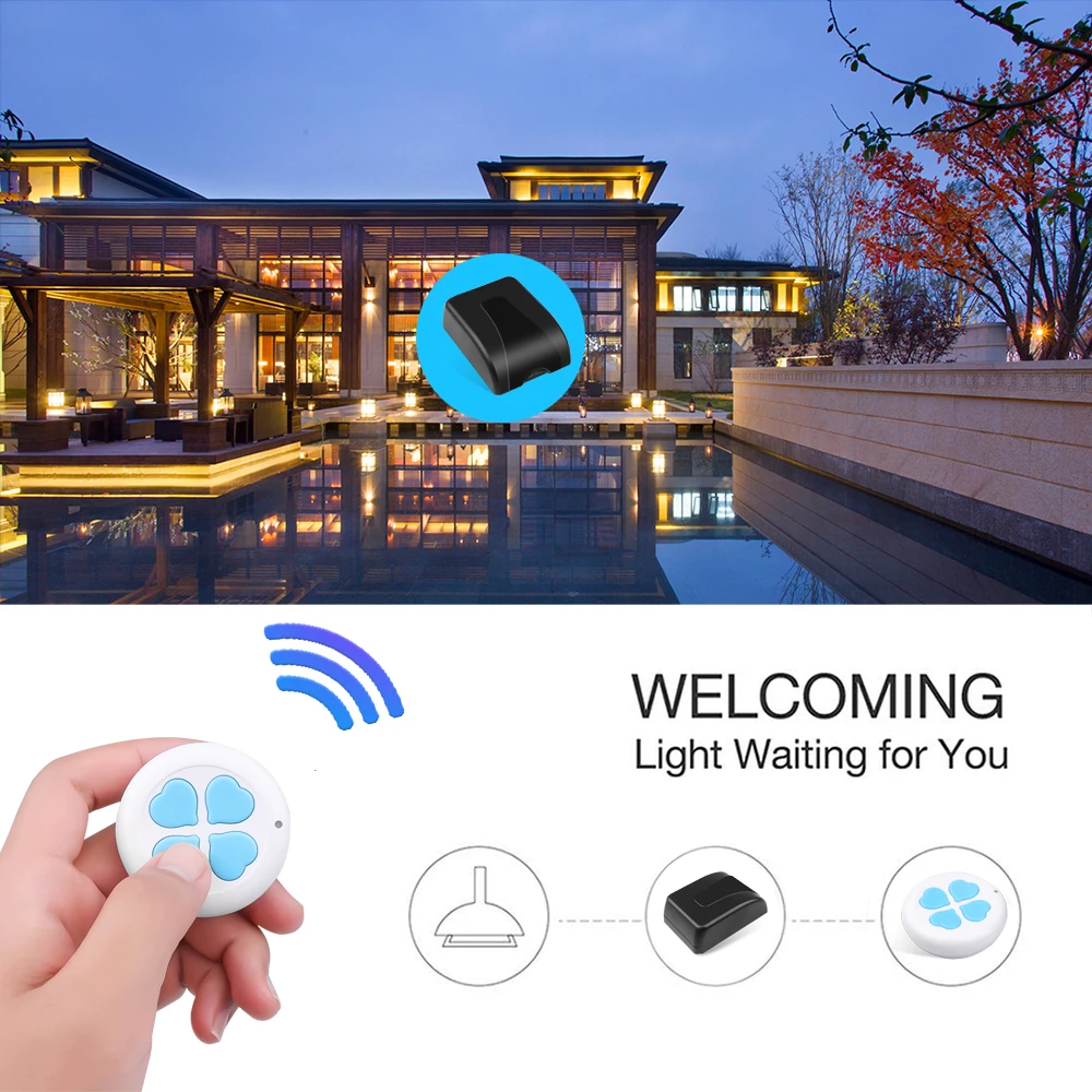 4 канальный РЧ пульт дистанционного управления 433 МГц передатчик универсальный