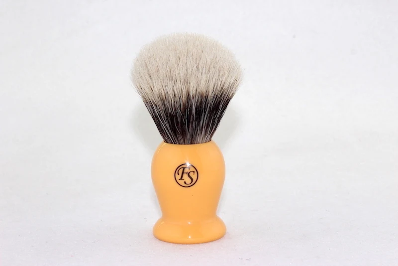 Акция: Frank Shaving(FS)-# B26/B10, 24 мм лучшая щетка для бритья с барсуком, ручка с бабочкой+ подставка - Цвет: B10