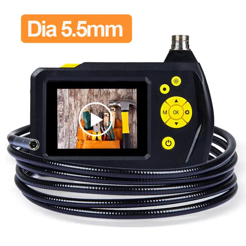 Blueskysea NTS100R эндоскоп 5 мм бороскоп 2 7 &quotцветной ЖК экран DVR камера 1 метр/3 метра