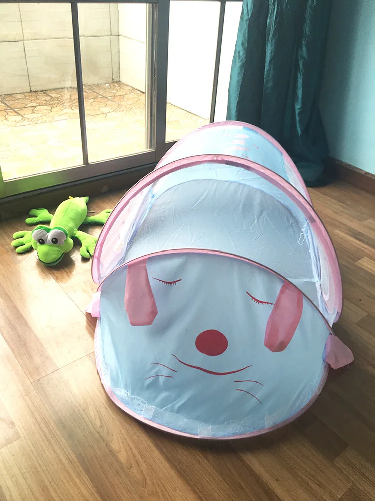 1 шт. симпатичная детская москитная сетка летняя подставка для младенцев и собак