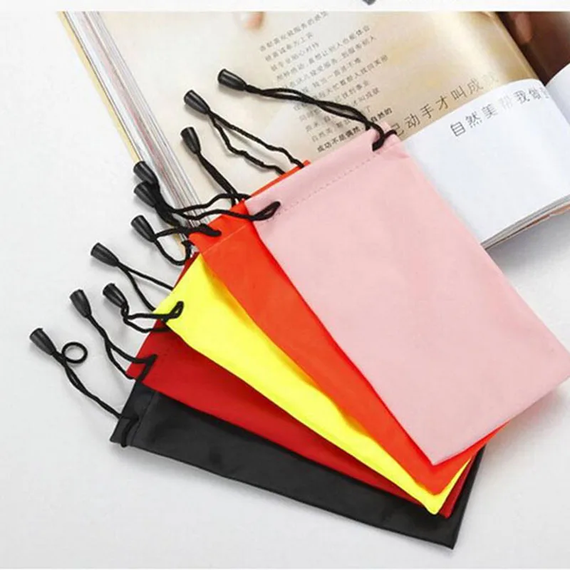 

Newest 5 PCS Sunglasses Bag Pouch Soft Cloth Cleaning Optical Glasses Case Eyewear Accessories