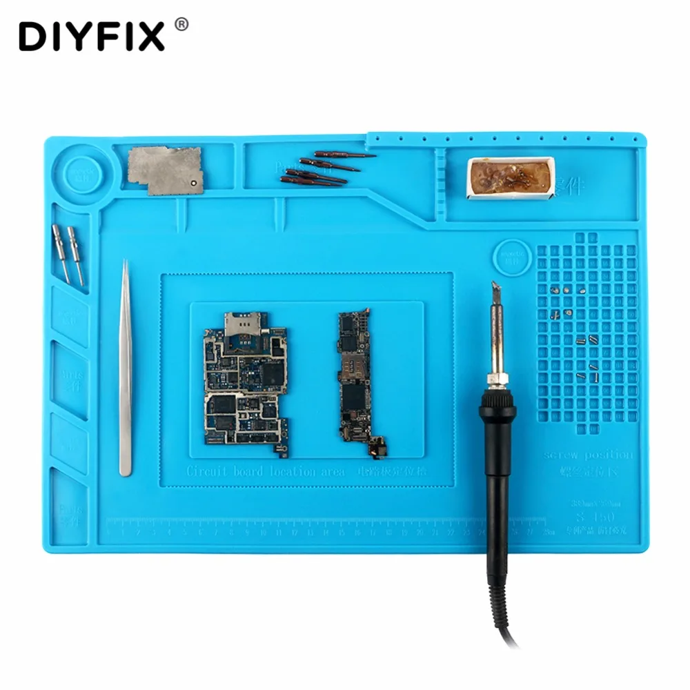 Магнитная силиконовая подставка DIYFIX S150 теплостойкая изоляционная настольная