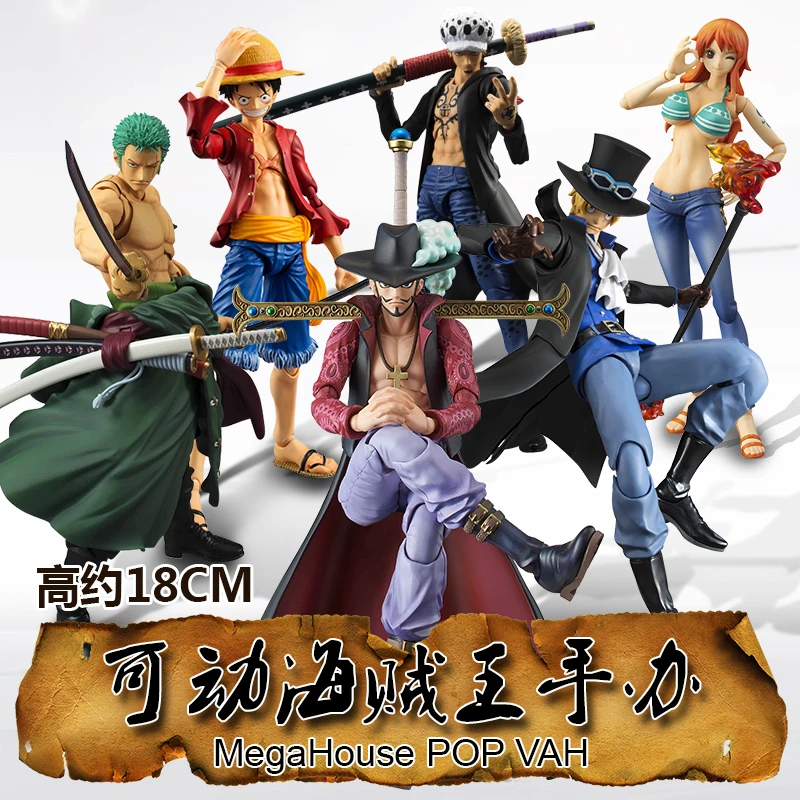 Аниме one piece Луффи Сааб нами Hawkeye фигурка СВЧ ПВХ 18 см цельные фигурки S. H. Figuarts