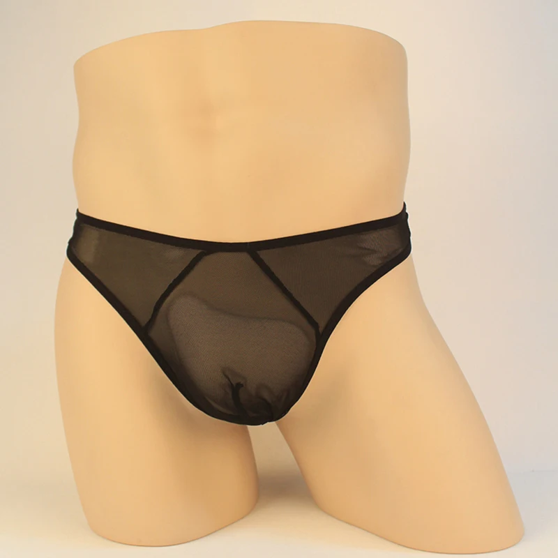 Мужское нижнее белье мужские сетчатые трусы Cueca Masculina U Pouch гей Ropa Pants|G-стринги и
