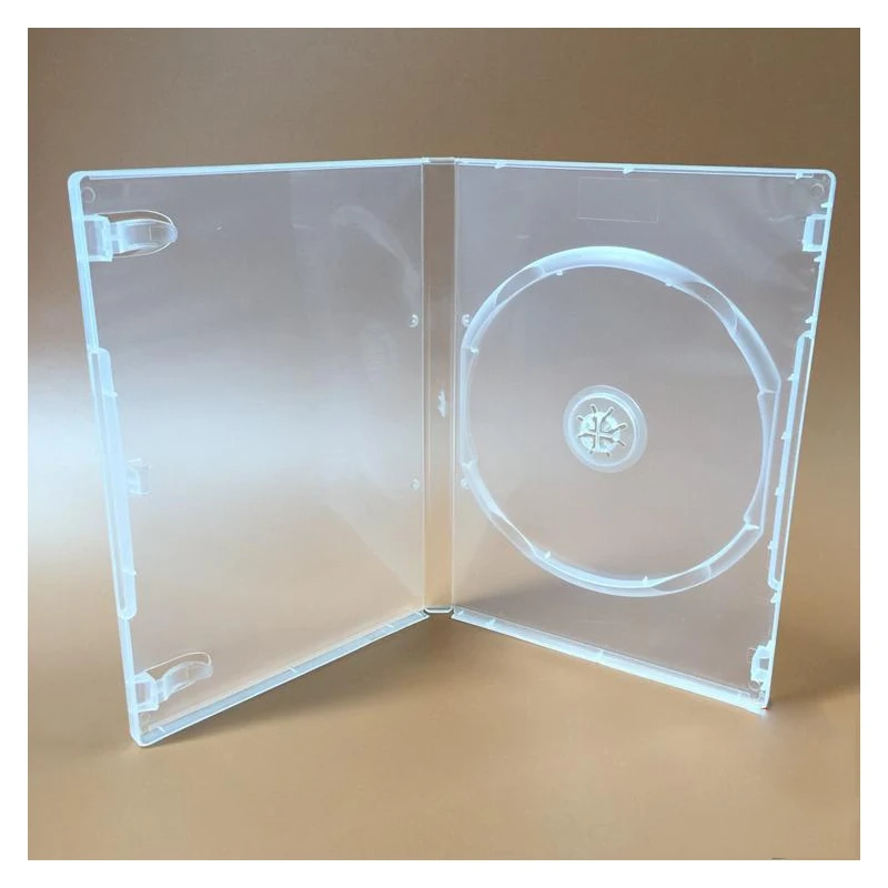 Прозрачный мягкий пластиковый чехол 1DVD 190x135x14мм 2 шт. 1 диск|case brand|case casecase transparent |