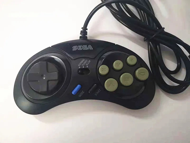 Игровой контроллер для SEGA Genesis геймпад с 6 кнопками Mega Drive обычный турбо-регулятор