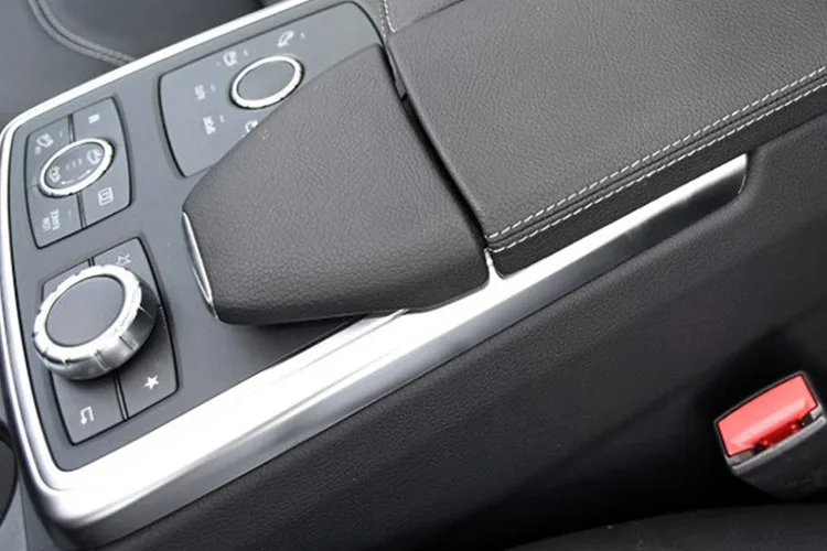 Автомобиль ABS центральной Управление мультимедиа Режим рамы Обрезать для Mercedes Benz GLE GLS ML GL Class W166 2013- автомобильные аксессуары
