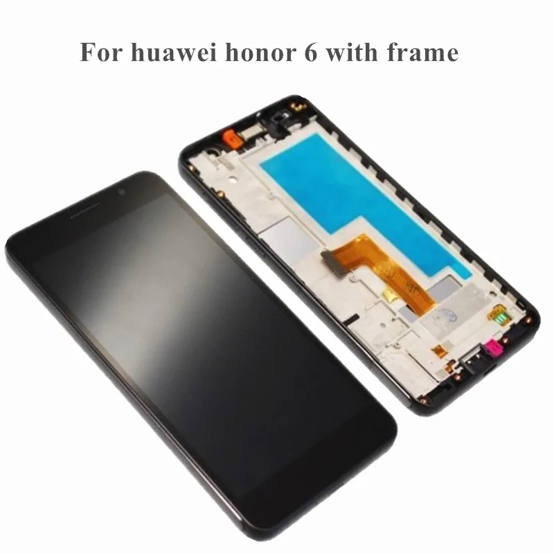 Для Huawei Honor 6 ЖК-дисплей + сенсорный экран дигитайзер полная Рамка в сборе