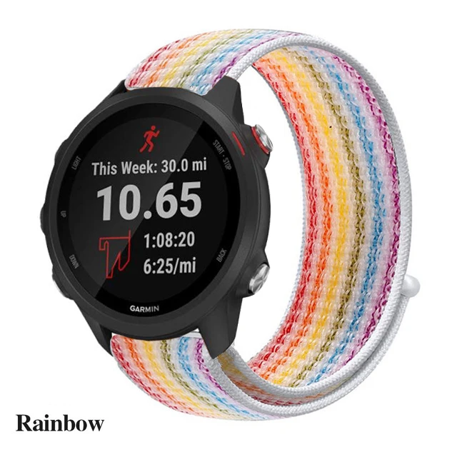 Тканый нейлоновый ремешок для Garmin Vivoactive3, сменный быстросъемный ремешок для Garmin Forerunner 645, ремешок для часов, браслет, ремень