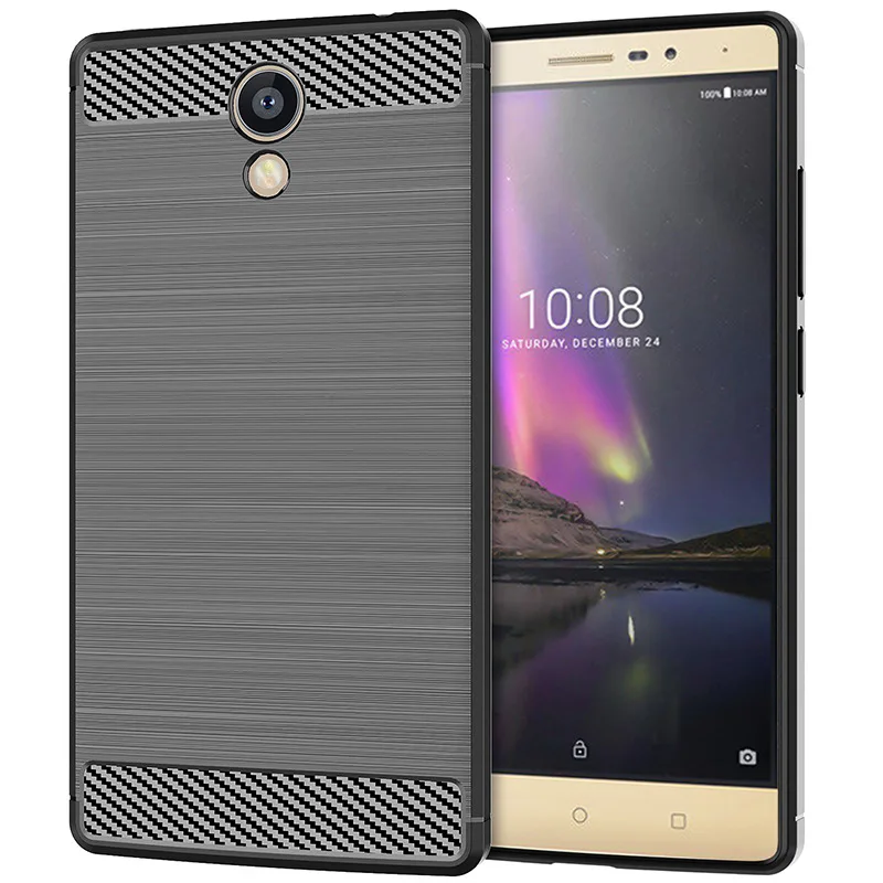 For Lenovo Phab 2 Pro Case Slim Armor Carbon Fiber Soft Phab2 Plus PB2-690 Cover Coque Fundas |