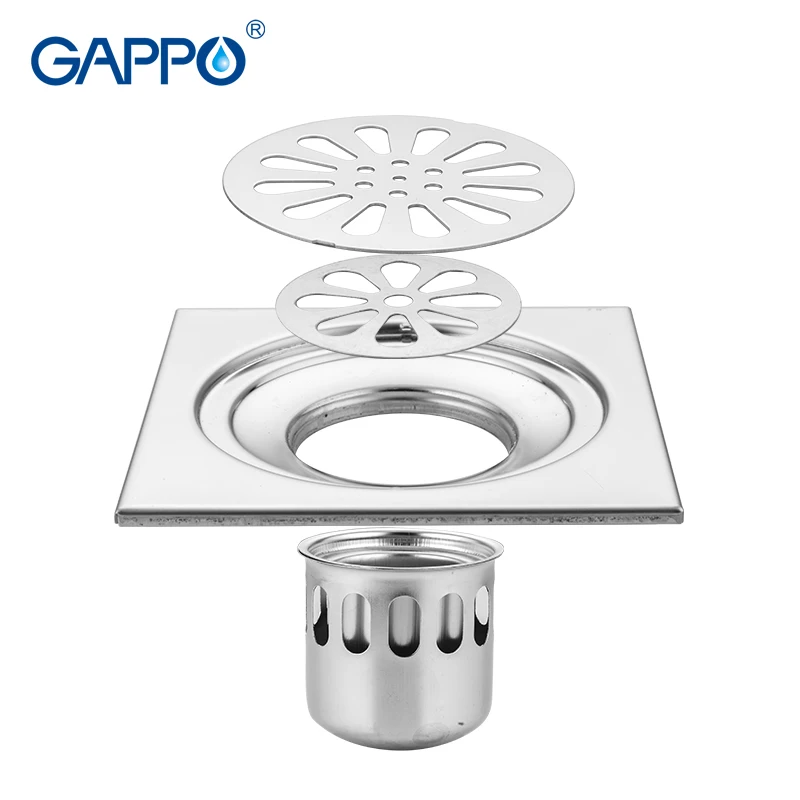 GAPPO Drains Anti-odor Bathroom shower Floor bath drainer stopper Bathtub Shower Drainers Strainers | Обустройство дома