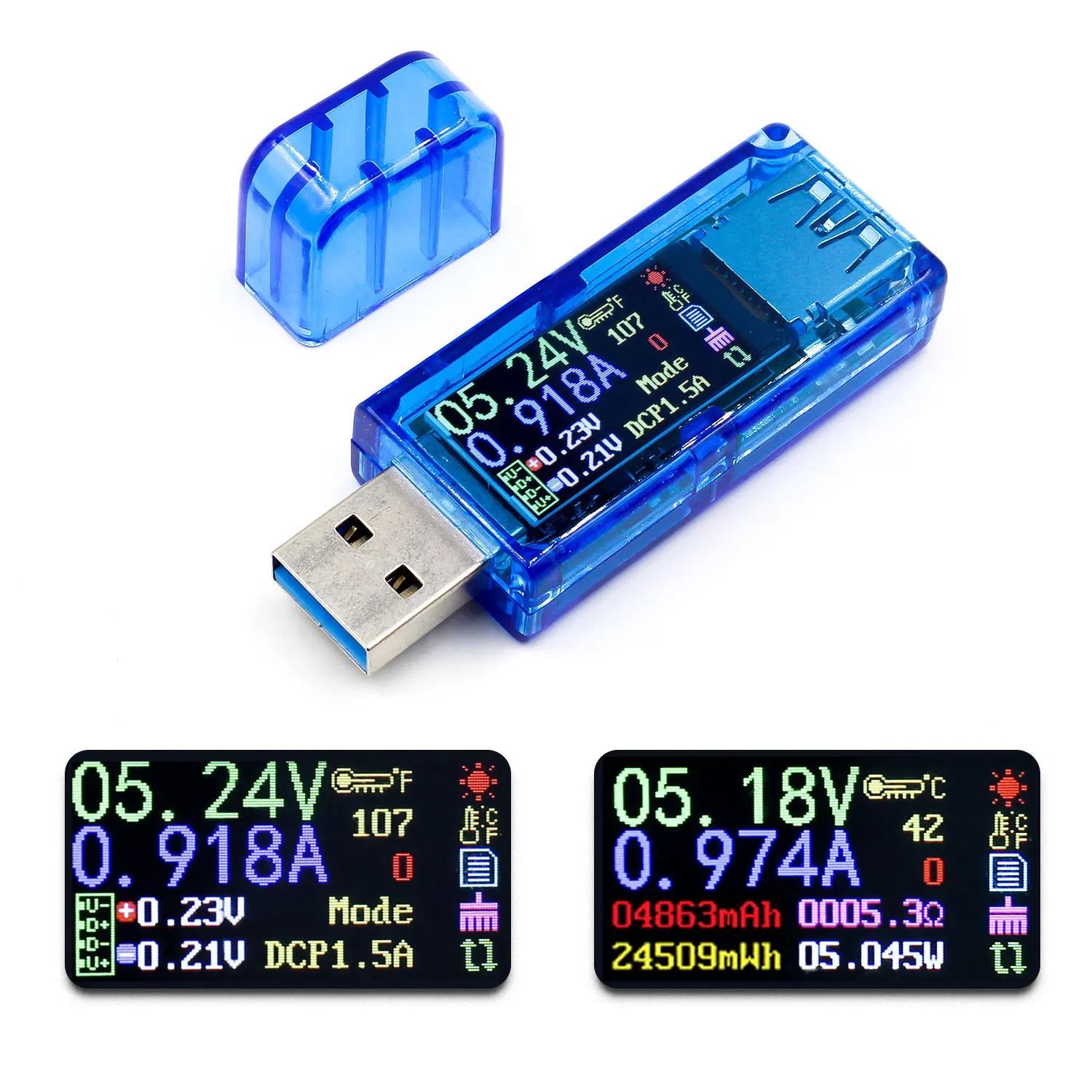 USB 3 0 цветной ЖК Вольтметр Амперметр измеритель напряжения мультиметр батарея