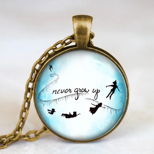 Кулон в стиле стимпанк Питер Пэн кулон с цепочкой 1 шт./лот|necklace charms wholesale|charm necklace