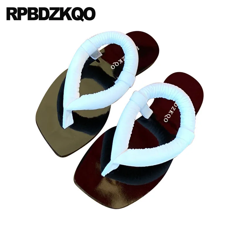 Шлепанцы женские на плоской подошве модные роскошные сандалии дизайнерские