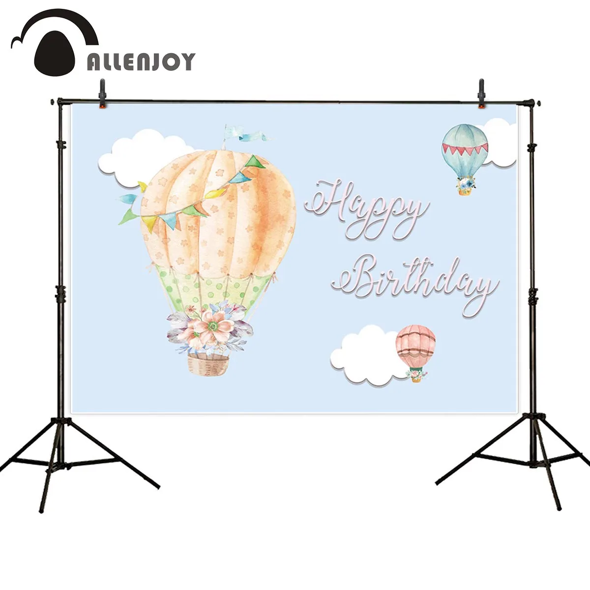 Allenjoy фон для фотосъемки День рождения воздушный шар облака цветы Фотофон