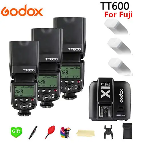 Godox TT600 GN60 2 4G Беспроводная X система TTL HSS 1/8000s Вспышка Speedlite + X1T F Xpro передатчик для