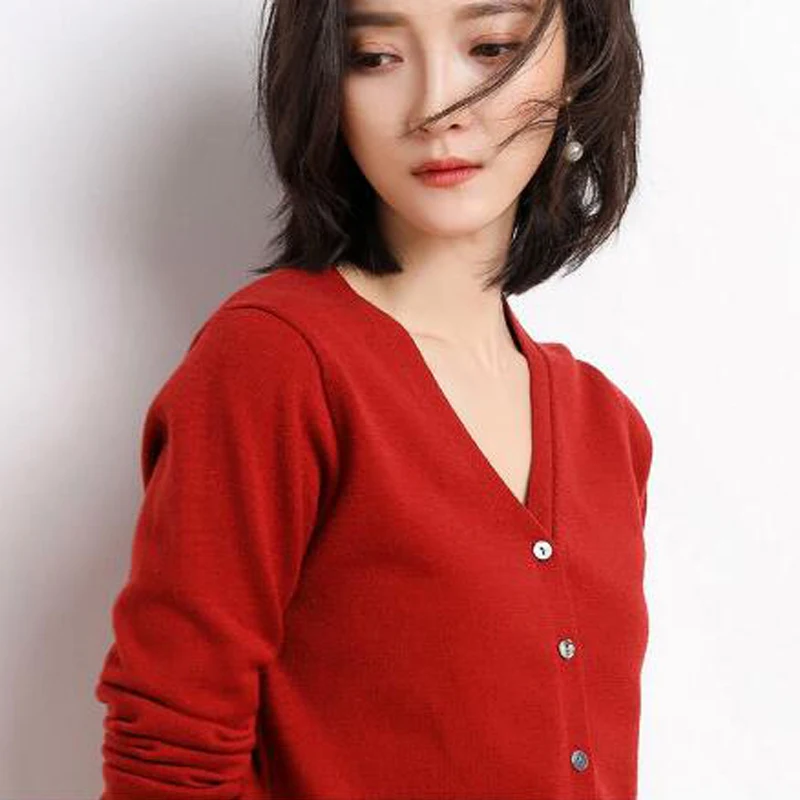 Women Sweater Button Basic Match Brand Tops 12 Colors New Spring Summer Cardigans sr518 |