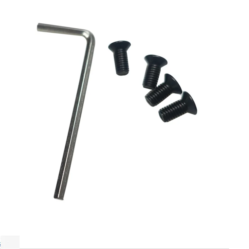 2 шт. скейтборд Ручка Бар передняя вилка трубки Винты Шестигранный Держатель