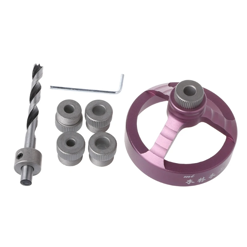 

Joinery System Kit Vertical Hole Jig Puncher Drilling Guide Woodwork Locator New