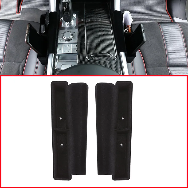 

Подвесной ящик для хранения из АБС-пластика с центральным управлением для Land Range Rover Sport 2014-19, внутренний ящик для хранения автомобиля, черные аксессуары для интерьера автомобиля