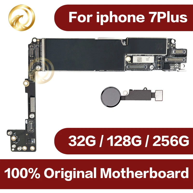 Оригинальная разблокированная материнская плата для iphone 7plus с Touch ID 7P мобильный