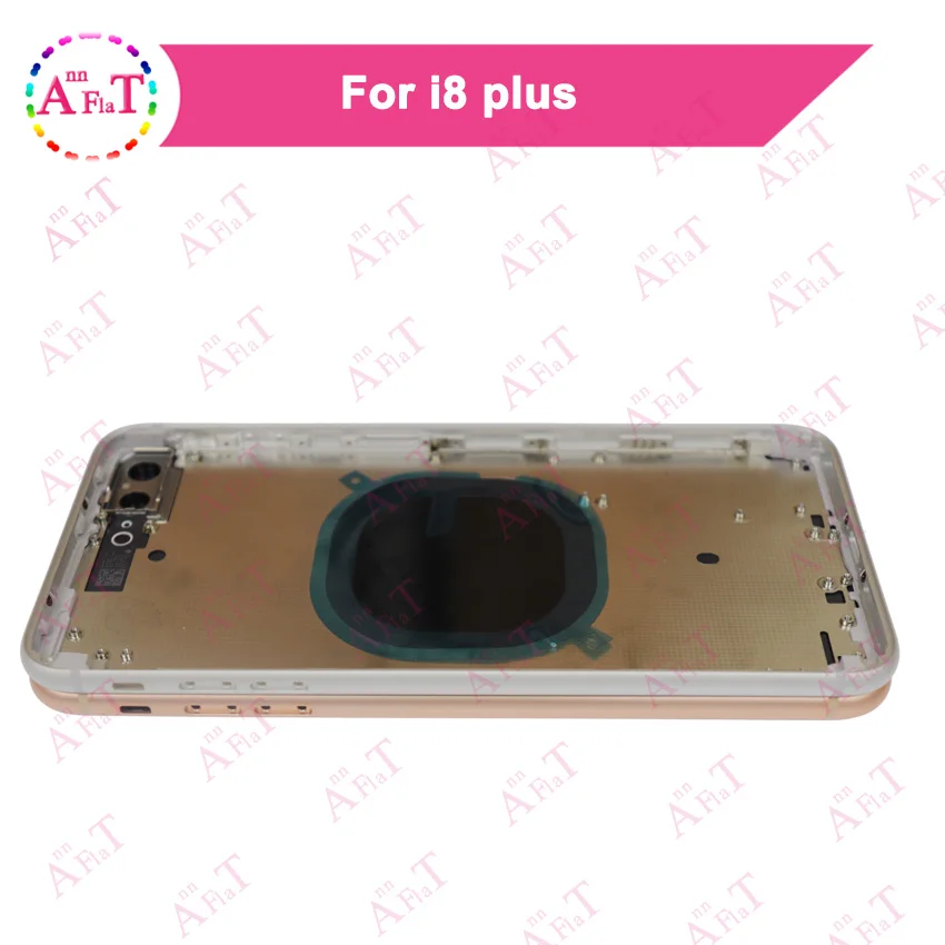 Лучшее качество задняя крышка для iphone 8 8G или 8 Plus 8 Plus и для iphone X Крышка корпуса задняя дверь шасси средняя рамка